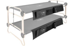 Disc-O-Bed Organizer Schwarz Seitentasche Für SINGEL L Und Sol-O-Cot Feldbett