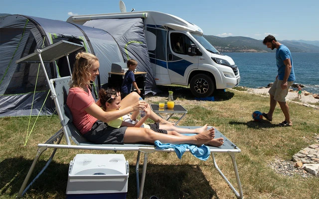 Berger Sonnenliege XL Grau