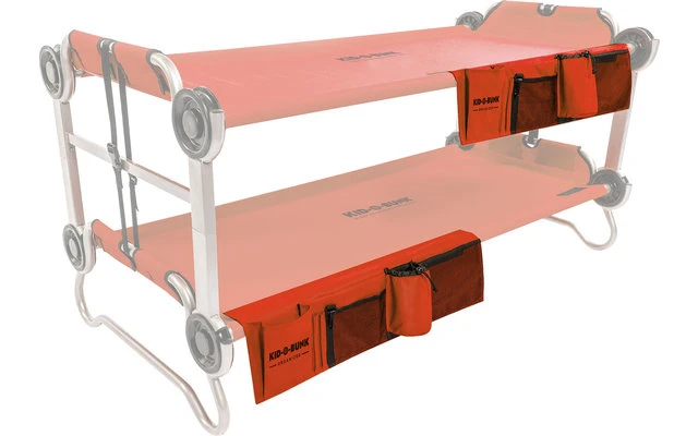 Disc-O-Bed Seitentasche / Organizer Für Kid-O-Bed Einzelbett Rot – Bild 4