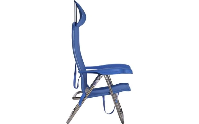 Crespo AL-205 Beach Chair Strandstuhl Compact Rot – Bild 2