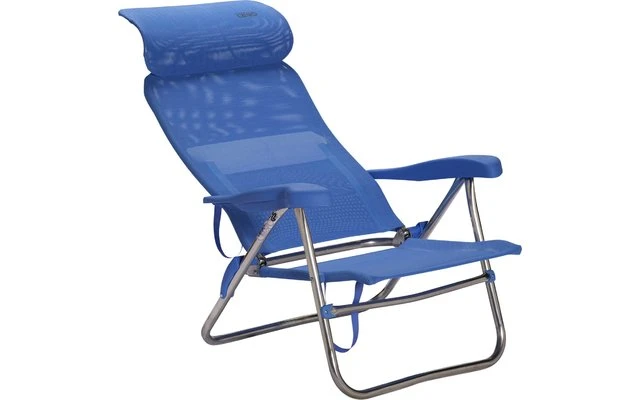 Crespo AL-205 Beach Chair Strandstuhl Compact Blau – Bild 4