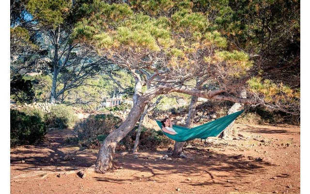 Amazonas Reisehängematte Travel Set Grün – Bild 6