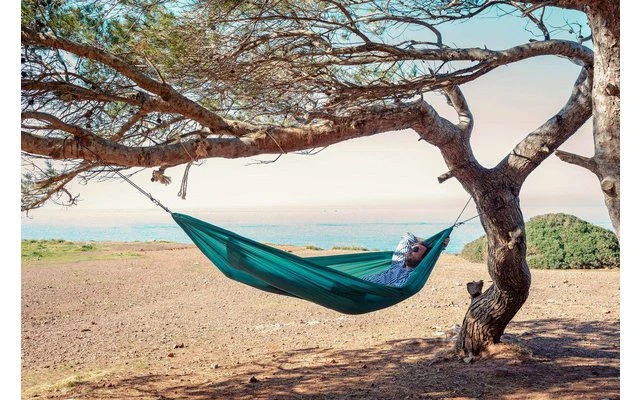 Amazonas Reisehängematte Travel Set Grün – Bild 7